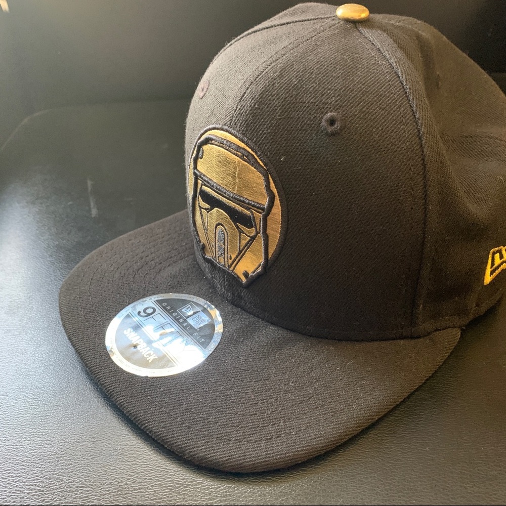 Star Wars Rogue One Black Gold Snapback Cap